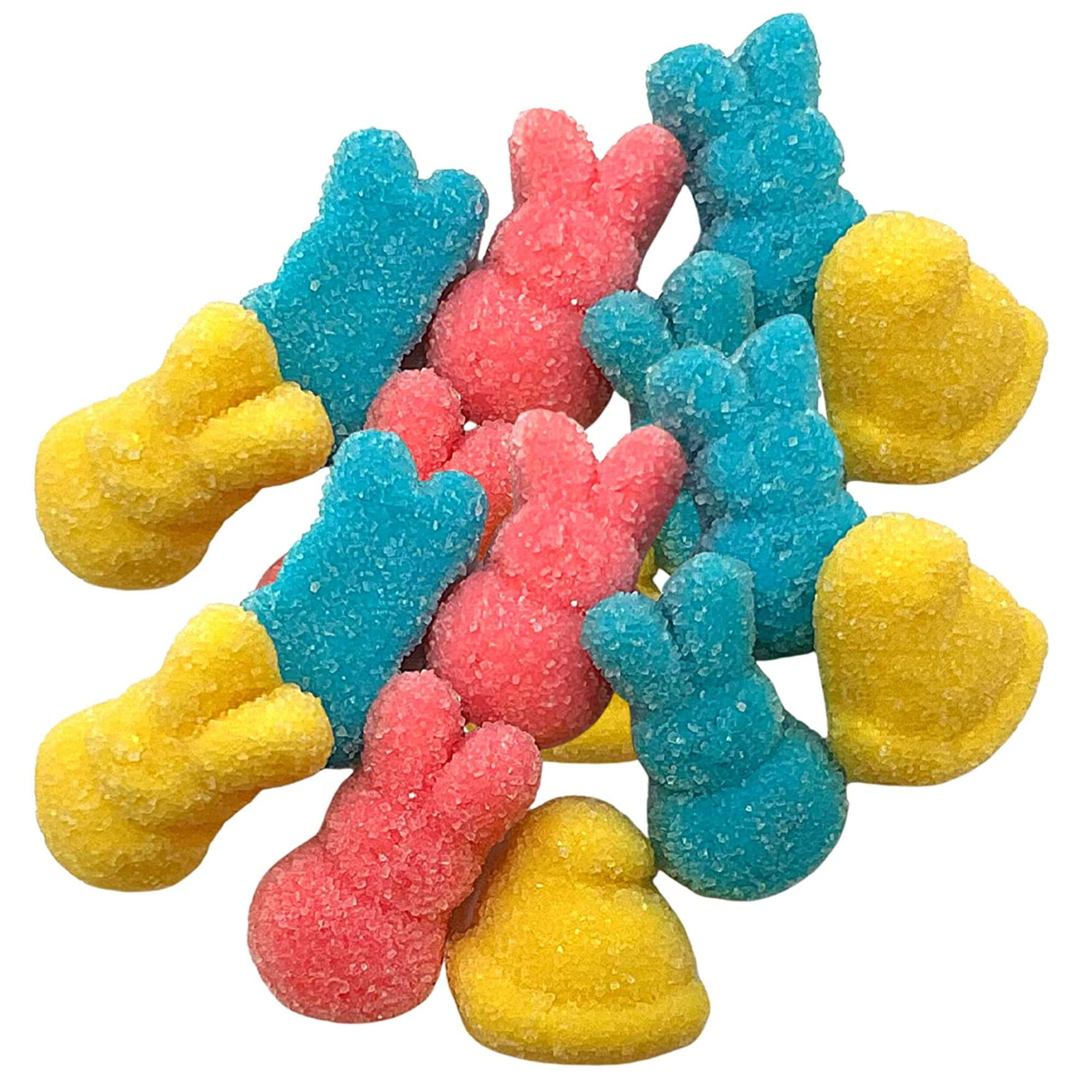 Peeps Marshmallow Flavored Gummies, Assorted Chicks, and Bunnies Chewy Candy for Kids Adults Snacks Easter Egg Hunt Basket Stuffer Goodies Bag Filler Spring Holiday Birthday Party Favor Pack of 6