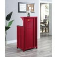thumbnail image 3 of ACEM AC00377 Home Office Cargo Reception Desk, Red, 3 of 3