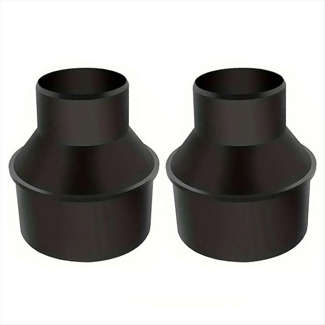 2 Pcs 70136 Tuyau de 4 Pouces vers Réducteur de Cône de Tuyau de 2-1/2 Pouces, Raccords de Collecte de Poussière pour Tuyau de Collecte de Poussière,2 * Réducteur de Tuyau de Collecte de Poussière