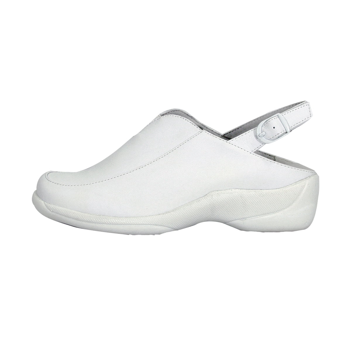 24 HOUR COMFORT Ingrid Wide Width Comfort Shoes For Work and Casual Attire WHITE 6