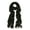 Black, variant on Premium Solid Color Glitter Metallic Mesh Scarf Wrap