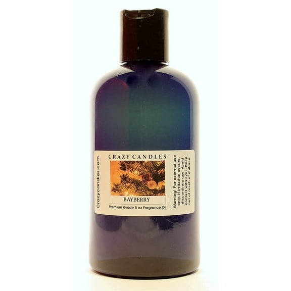 Crazy Candles 8 oz Bayberry Bottle 8 Fl Oz Each (237ml) Premium Grade Scented Fragrance Oil Made in USA