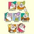 thumbnail image 2 of Men's Snow White and the Seven Dwarfs Dwarf Squares  Graphic T-Shirt, 2 of 4