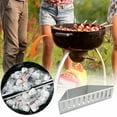 thumbnail image 3 of Yedigre 2 Pcs Stainless Steel Charcoal for Outdoor Camping, 3 of 8