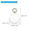 thumbnail image 2 of REGALWOVEN Plastic Coin Holder Keychain Round Coin Case with Key Ring Medallion Holder Bronze, 2 of 5