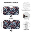 thumbnail image 3 of Bingfone Flowers ad Butterflies Car Windshield Sun Shade Protector Keep Your Vehicle Cool Sun Shield Visor Cover Foldable for Car Truck SUV-Small, 3 of 8