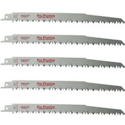 9-Inch Wood Pruning Reciprocating / Sawzall Saw Blades (5 TPI) - 5 Pack - Caliastro