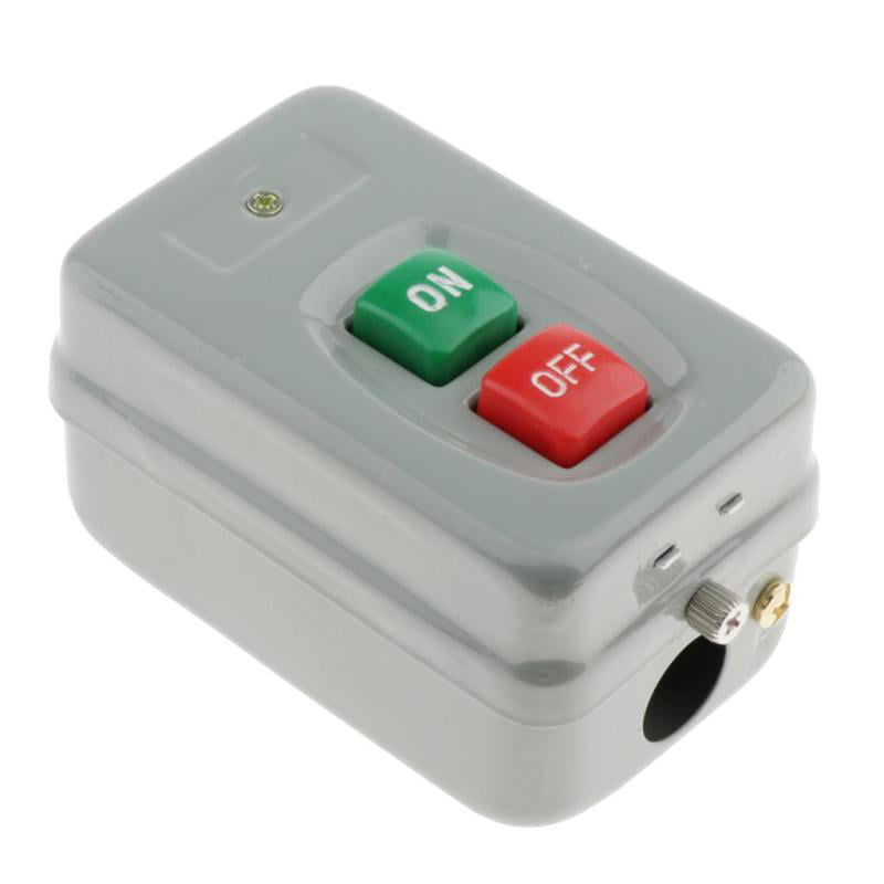 AC380V 15A ON OFF 3 Phase Self-Locking Power Push Button Switch 