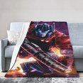 thumbnail image 2 of Manta de franela con dibujos animados de Transformers, suave y acogedora manta de felpa para todas las estaciones para niños y niñas, manta cálida y ligera para sofá cama o sofá de 80 x 60 pulgadas, 2 of 8