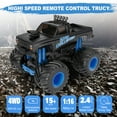 thumbnail image 4 of TEAYINGDE 1:16 RC Cars for Boys - All Terrain Remote Control Car with 2 Batteries for 60 Minutes Playtime - RC Drift Car for Boys and Girls (Blue), 4 of 7