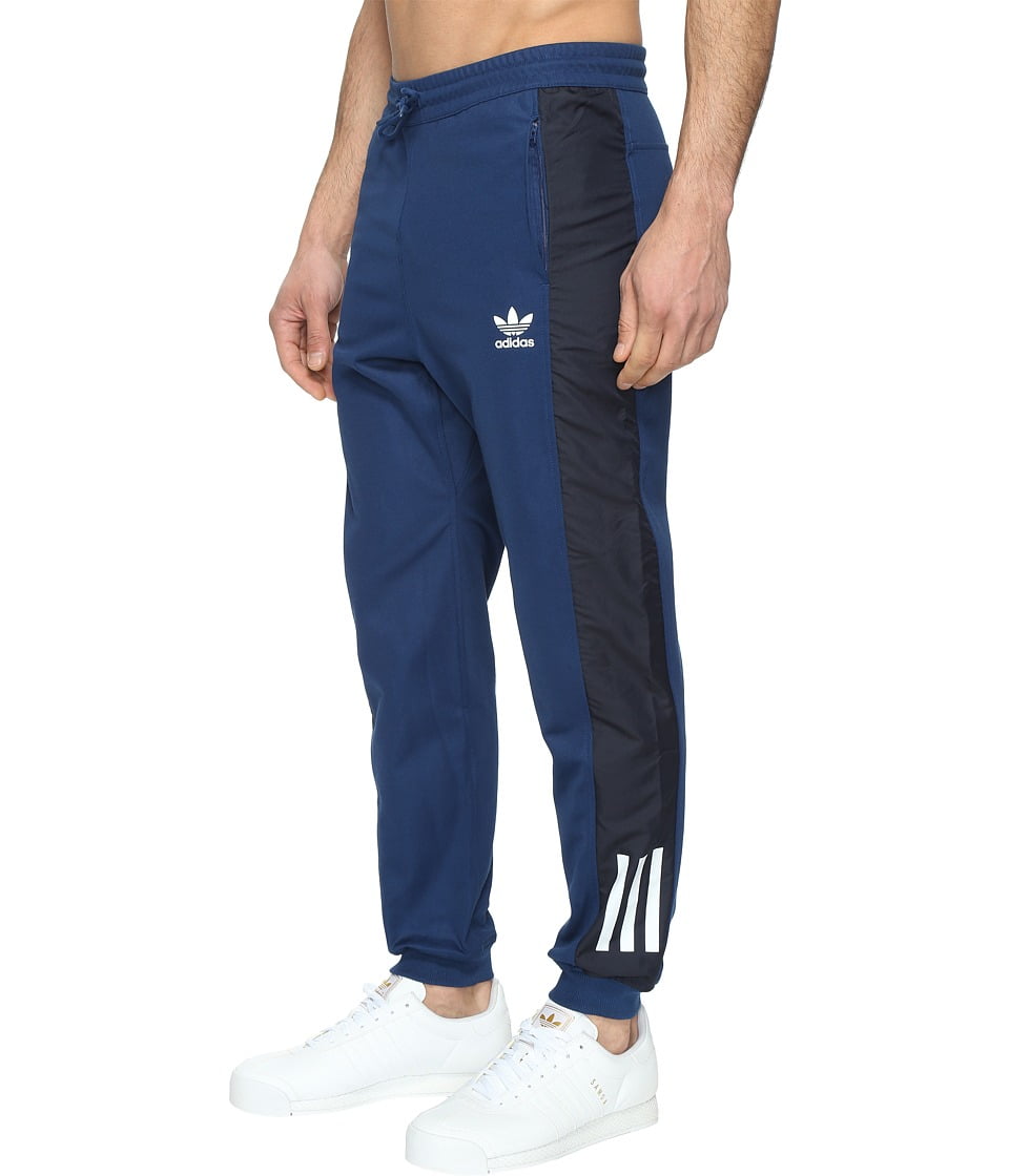 Adidas - Mens Pants Large Pull-On Jogger Mixed Media Stretch L ...