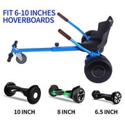 HoverTech 1 All In One Hover Cart Attachment For Hoverboard - Transform your Hoverboard into a Go Kart with Hovercart - Blue