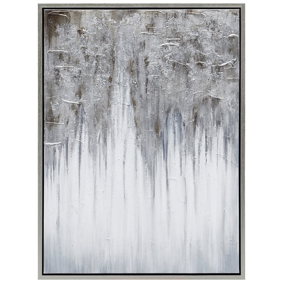 Empire Art Direct Iceberg Textured Metallic Hand Painted Wall Art, 30" x 40" x 1.5", Ready to Hang