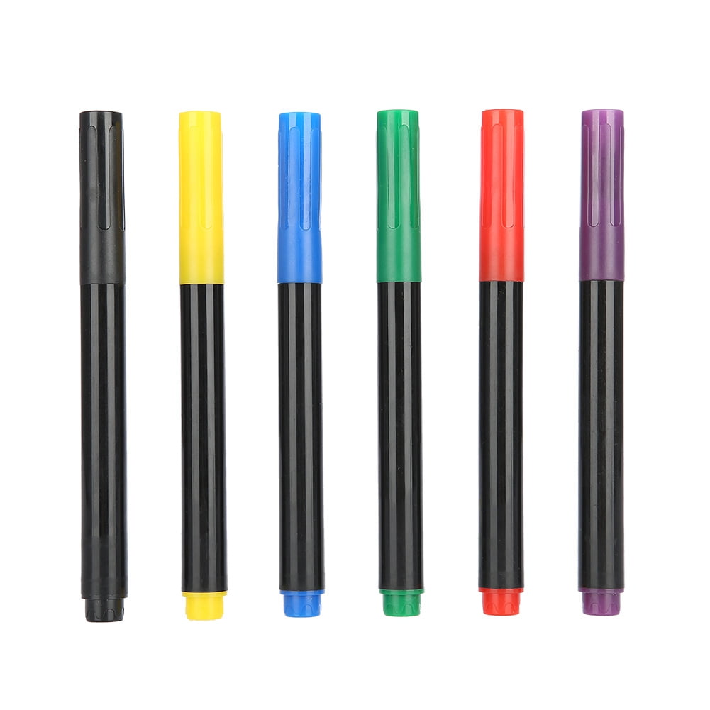 Ccdes 6 Colors Body Painting Marker Pen Kit Washable Colorful Marker