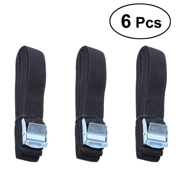 6Pcs Lashing Straps with Buckle Nylon Quick Release Lashing Straps for