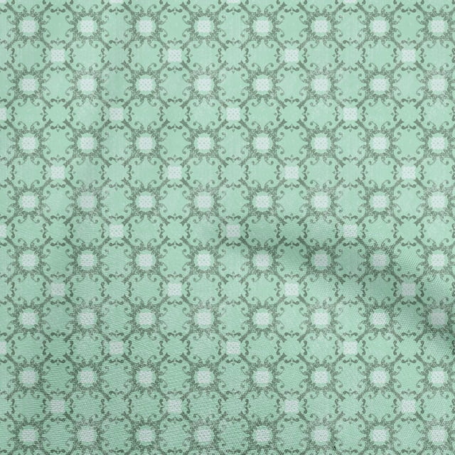 oneOone Silk Tabby Mint Green Fabric Asian Traditional Block Sewing Craft Projects Fabric Prints By Yard 42 Inch Wide