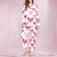 thumbnail image 1 of Puntoco Conjunto de pijama cómodo para mujer, conjunto de pijama informal de manga larga con solapa y estampado navideño a la moda para mujer, conjunto de pijama informal con parte superior y pant, 1 of 5