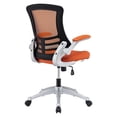 thumbnail image 3 of Modway Attainment Mesh Office Chair, Adjustable from 18 to 22 Inch, Orange, 3 of 9