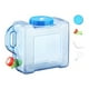 thumbnail image 2 of Tanque de agua para acampar Contenedor de almacenamiento de agua Transparente Ahorro Multifuncional 5 litros, 2 of 9