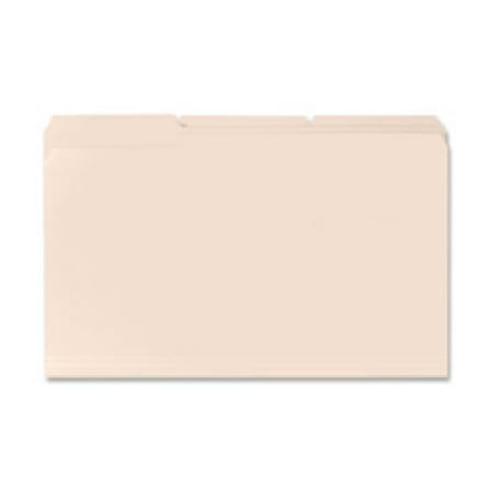 Legal 11 Pt 1 Ply - File Folders- 11 Pt.- .33 Cut Asst Tab- Legal- Manila