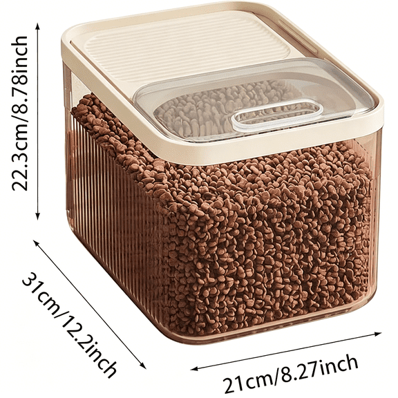 ACDANC High-Capacity Airtight Pet Food Storage Container, For Dog Cat and Other Pet Food Storage Bin with Measuring Cup Pet Food Storage Containers