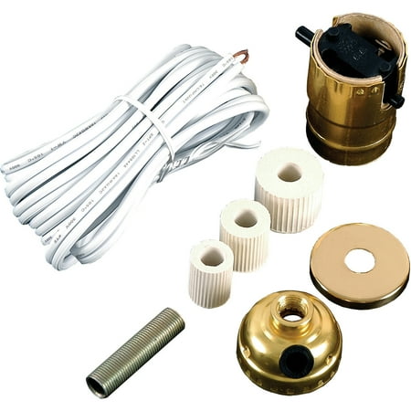 827 Ge Lamps - GE Bottle Lamp Kit, includes 8ft. Cord, Socket, Bottle Adapters, Fittings, 50961