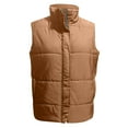 thumbnail image 4 of Hvyesh Womens Oversized Puffer Vest Stand Collar Full Zip Sleeveless Bubble Puffer Vest Quilted Padded Warm Coat Outwear, 4 of 4