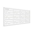 Grid Axcents Decorative Privacy Lattice Panel 2 ft. x 4 ft. (White ...
