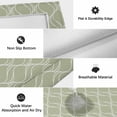 thumbnail image 6 of Sage Green Stripes Outdoor Rug for Patio/Deck/Porch, Non-Slip Large Area Rug 5 x 7 Ft, Simple Geometric Modern Monochrome Indoor Outdoor Rugs Washable Area Rugs, Reversible Camping Rug Carpet Runner, 6 of 8