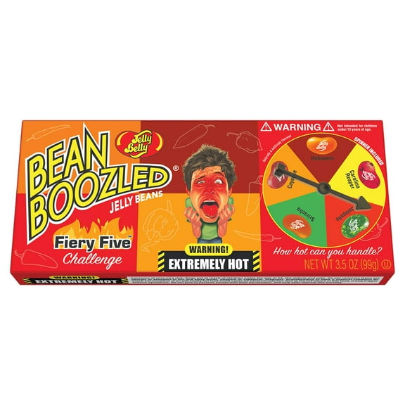 Jelly Belly BeanBoozled® Jelly Beans, Fiery Five®, 3.5 oz Theater Box