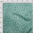 thumbnail image 2 of oneOone Cotton Jersey Dusty Teal Green Fabric Giraffe Animal Skin Sewing Fabric By The Yard Printed Diy Clothing Sewing Supplies 58 Inch Wide, 2 of 4