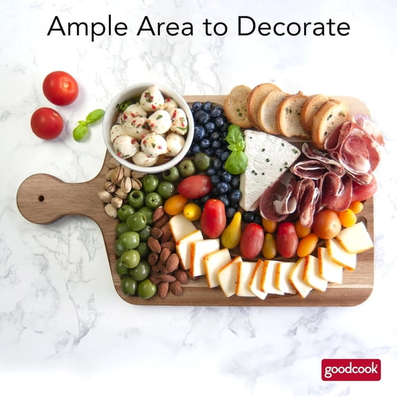 YUYAN-Touch Charcuterie Grazing Board, 17" x 10"