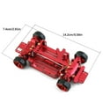 thumbnail image 4 of Xingzhi Classic Racing Car Professional Simulation CNC Red Drive Frame RC Metal Remote Control Kits Maintenance Upgrade Toys Red Frame Red Suit, 4 of 6