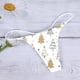 thumbnail image 2 of Gibobby Ropa interior bikini elástica para mujer Tangas G para mujer, bragas algodón, tangas elásticas en la espalda, ropa interior Hipster tiro bajo, Sexy（Beige， S), 2 of 4