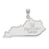 Kentucky Derby Sterling Silver Large Pendant