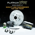thumbnail image 7 of Hart Brakes Front Rear Brakes and Rotors Kit |Front Rear Brake Pads| Brake Rotors and Pads| Semi Metallic Brake Pads and Rotors| Hardware Kit - PHCC.73039.43, 7 of 7