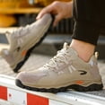 thumbnail image 5 of AUXDIQ Work Shoes Men Women Breathable Steel Toe Cap Industrial Trainers Lightweight Construction Sneakers Sport Shoes, 5 of 6