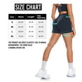 thumbnail image 7 of YEEKISUS Women High Waisted Biker Shorts Scrunch Butt Booty Lifting Shorts for Workout Gym Yoga Athletic Running Cycling Navy Blue XL, 7 of 7