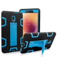 thumbnail image 1 of Mignova for Samsung Galaxy Tab A 8.0 T380 Case,Three Layer Shockproof Armor Defender Full-Body Rugged Protective Case Cover with Stand for Samsung Galaxy Tab A 8.0 SM-T380/T385(Black/Blue), 1 of 8