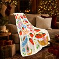 thumbnail image 3 of Strawberry Shortcake Jam Illustrations, Playful Food Art Scene, Warm Flannel Blanket for Kitchen and Dining Room with Detailed Artwork, Food Lovers Birthday Gift, Playful Home Decor, 3 of 9