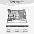 thumbnail image 6 of Balery Cats Group Pillow Covers,Bed Pilowcases,Reversible Plush Throw Pillow Covers End Pillow Encasement,Pillow Case - 14"X20", 6 of 9