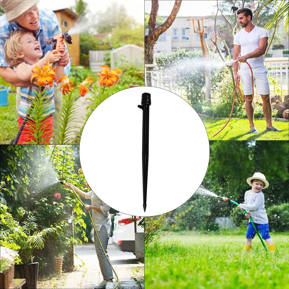10X Micro 360° Garden Sprinkler Irrigation Fitting Adjustable Dripper Drip Head 