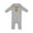 AC-Heather Grey, variant on Patriotic USA Teddy Bear with American Flag Baby Romper Coveralls
