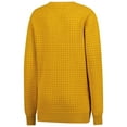 thumbnail image 3 of Unisex Uscape Apparel Maize Michigan Wolverines Renew Knit Vintage Houndstooth Sweater, 3 of 3