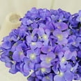 thumbnail image 5 of Artificial Flowers Large Silk Hydrangea Heads with Stems 90 Petals Fake Flowers for Wedding Home Party Shop Baby Shower Decor Pack of 6 (White), 5 of 5