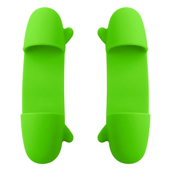 1 Pair Mini Silicone Finger Clip,Heat Insulation Non-scald Glove Clip,Versatile Kitchen Appliance Little Tool, for Holders, Finger Food Tongs, Coffee Filter Separators Clips,Green