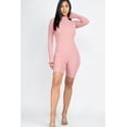 thumbnail image 3 of Ribbed Mock Neck Romper, 3 of 10