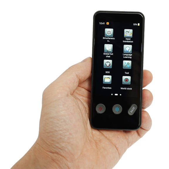 142 Languages Language Translator Device Instant Two-Way Translator Device High Accuracy Translation Device with Online Offline Photo for Travel Study Business Meeting Making Friend Chatting