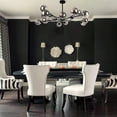 thumbnail image 3 of RRTYO Modern Large Bubble Sputnik Chandelier in Black or Gold for Dining Room Black Black Smoked Glass Painted Painted, 3 of 5
