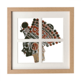thumbnail image 1 of Traditional Shadow Play Minority Portrait Frame Wall Tabletop Display 4 Openings Picture, 1 of 3